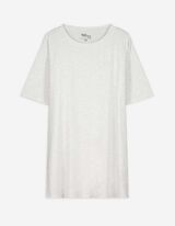 T-Shirt - Rundhals-Ausschnitt - weiß