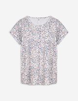 Tricou - Imprimeu allover - Alb