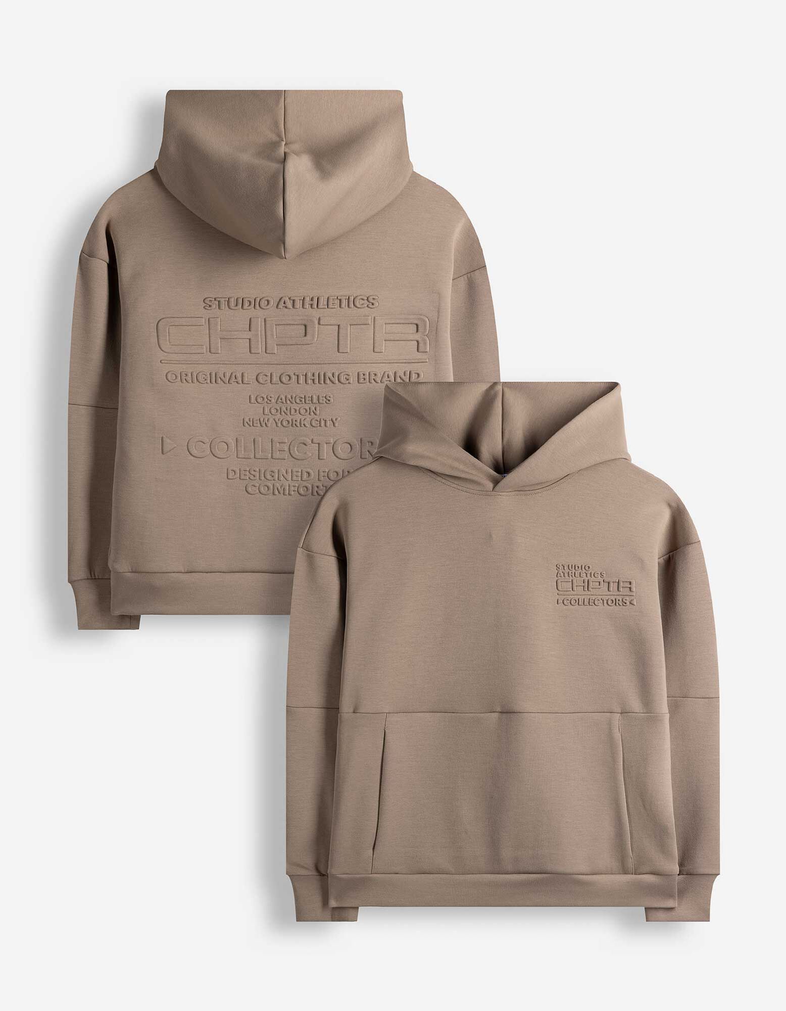 Hoodie - Scuba - Taupe