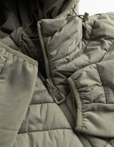 Steppjacke - Kapuze - dunkelgr&uuml;n