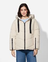 Steppjacke - Atmungsaktiv - hellgrau