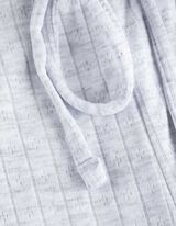 Pyžamové nohavice - Štruktúrovaný materiál - seda