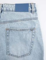 Džinsai - Mom Fit - sviesiai melynas