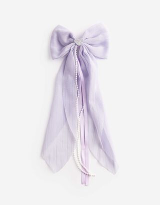 Haarschmuck - Schleifenapplikation - Pink