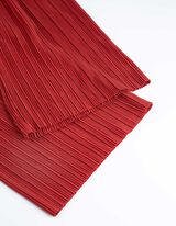 Kelnės - Klostės - tamsiai raudonas