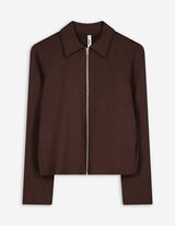 Jas - Slim fit - donkerbruin