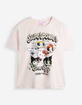 T-shirt - Hello Kitty - Lichtroze