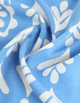 Maglia blusata - LENZING&trade; ECOVERO&trade; - celeste