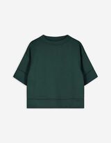 Sweatshirt - Effen - groen