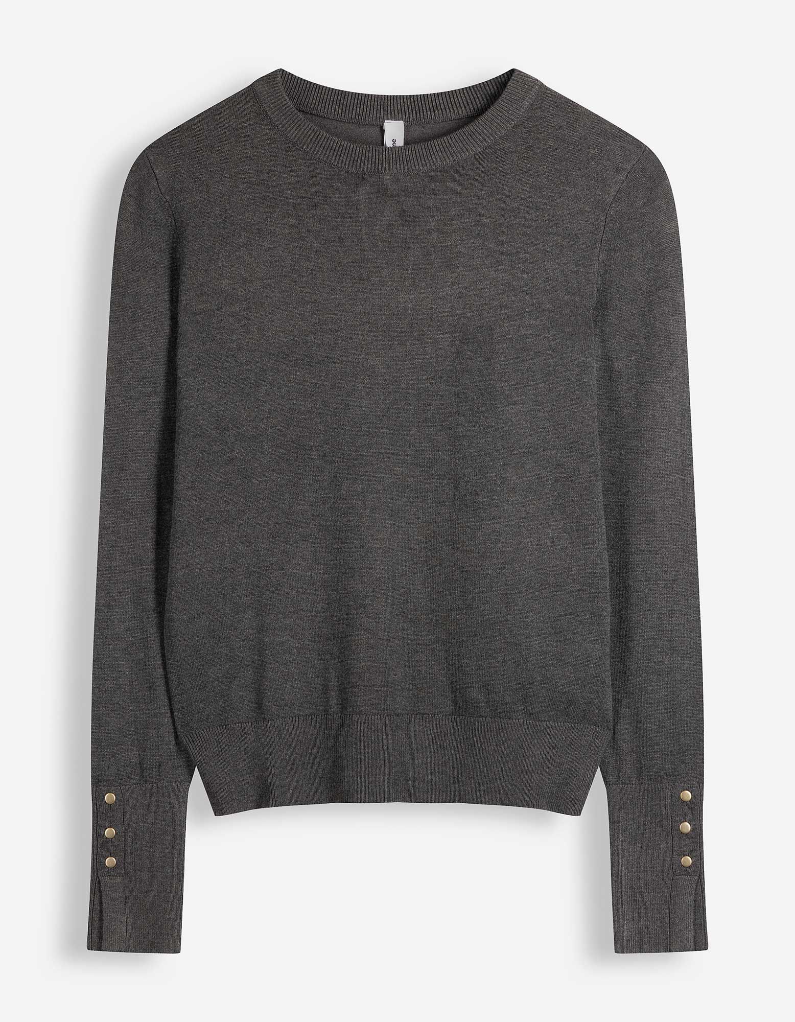 Strickpullover - Grau