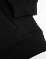 Felpa con cappuccio - Oversized Fit - nero