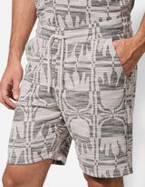 Shorts - Jacquard - weiß