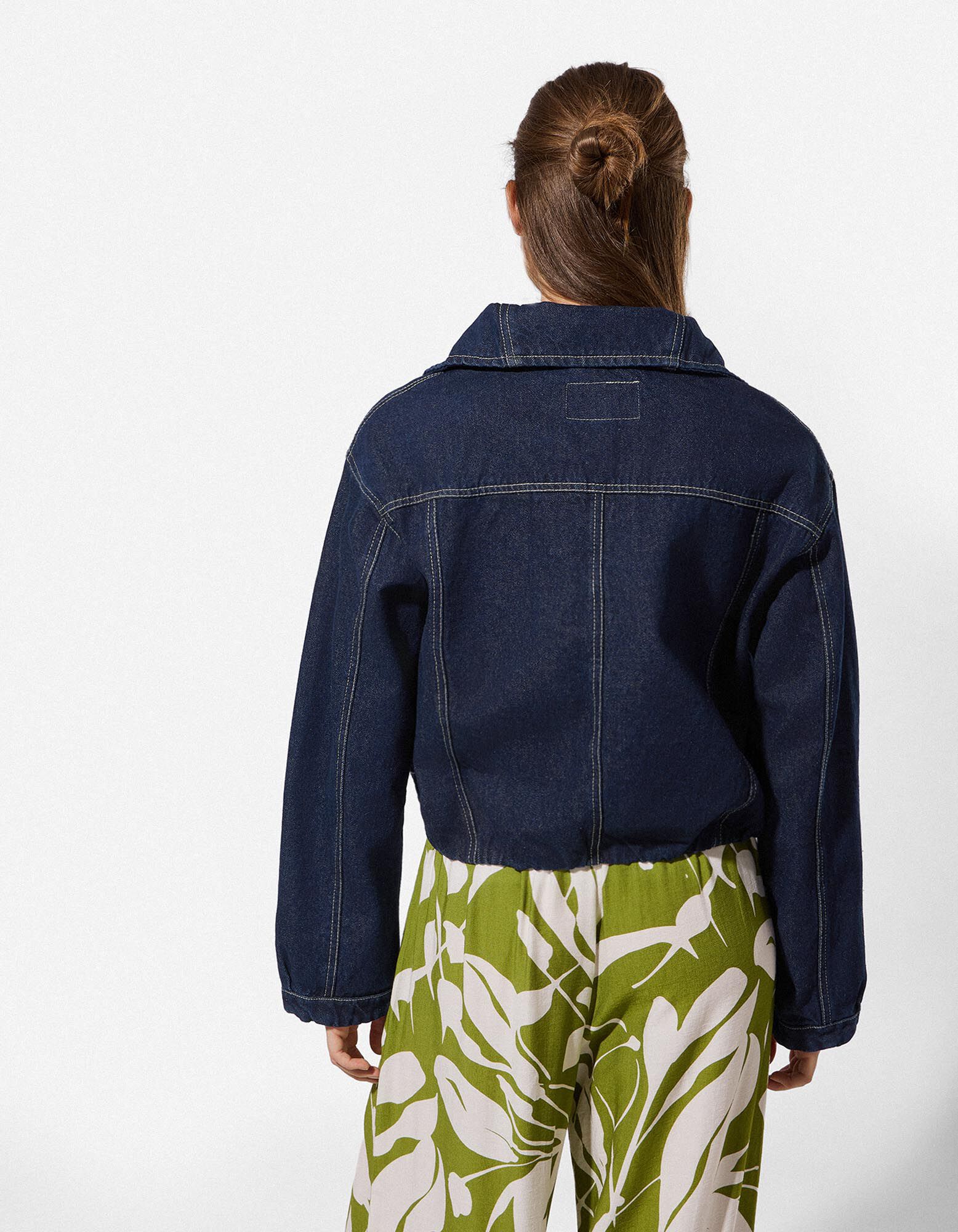 Blouson - Katoen - Donkerblauw