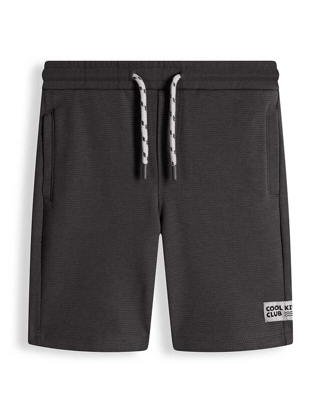 Zeco Pantaloncini Lunghi Da Scuola Per Ragazzo, Grigio 7-8 Anni - Antimacchia E Resistenti