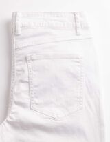 Caprihose - Twill - wei&szlig;