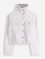 Blouson - Baumwolle - wei&szlig;