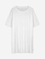 T-Shirt - einfarbig - weiß