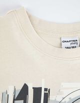 Marškinėliai - Su paveikslėliais - smelio spalvos