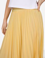 Klostuotas sijonas - Klostės - sviesiai geltonas