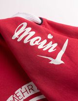 Propínací mikina - Potisk - cervena