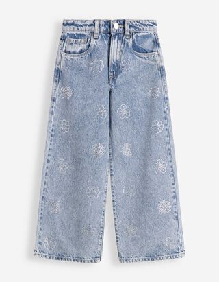Jeans - Siersteentjes - Lichtblauw
