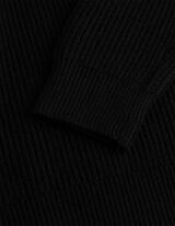 Pullover - Viskose-Mix - Schwarz