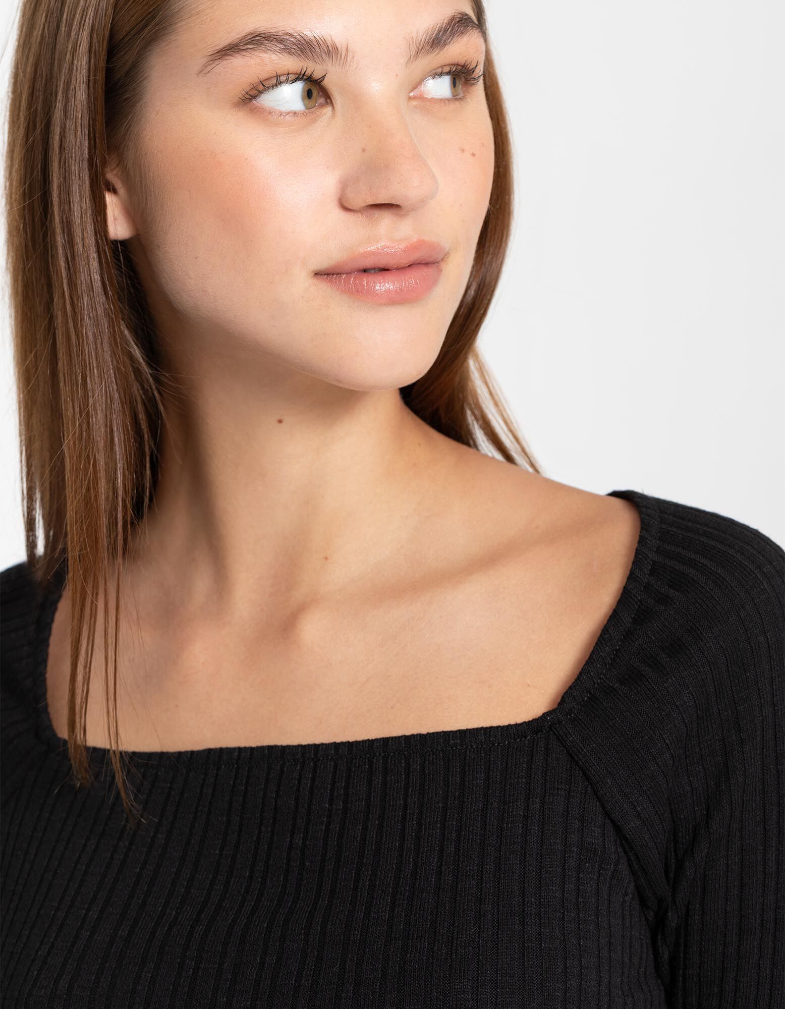 Longsleeve - Viscosemix - zwart