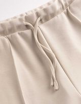 Hose - einfarbig - beige