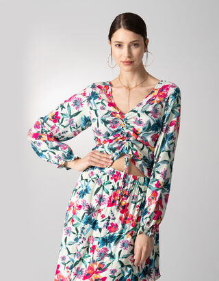 Blouse - Viscose - Vert clair