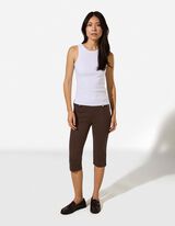 Leggings - Viskose-Anteil - Dunkelbraun