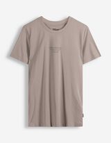 T-Shirt - einfarbig - beige
