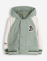 Collegejacke - 3D-Applikation - gr&uuml;n