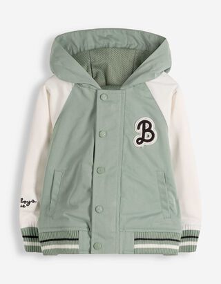 Koledž jakna - 3D aplikacija - zeleno