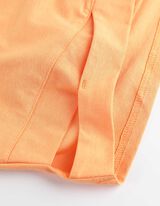 Maglia cropped - Ricami - arancione