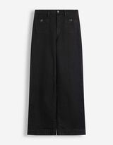 Jean - Taille haute - noir