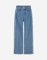 Jeans - High Waist - blau