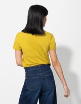 T-Shirt - Rundhals-Ausschnitt - grün