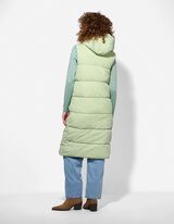 Lange Weste - Regular Fit - dunkelgr&uuml;n