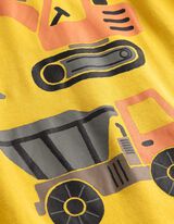 Shirt - Frontprint - gelb