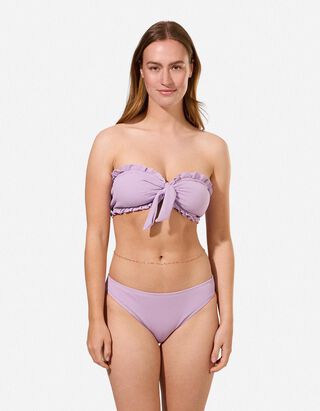 Bikinitop - Strukturiertes Material - Rosa