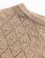 Pullover - Kurze &Auml;rmel - Beige