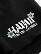 Shorts - einfarbig - schwarz