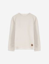 Langarmshirt - Labelpatch - beige