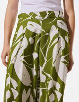 Hose - Allover-Print - gr&uuml;n