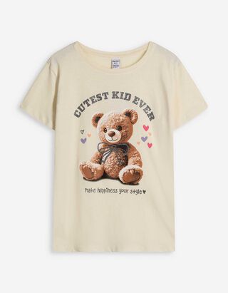 Tričko - Přední tisk - bílá