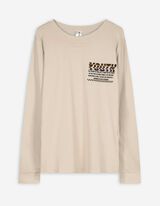 Pyžamový komplet sestávající z trička s dlouhým rukávem a kalhot  - 2 ks v balení