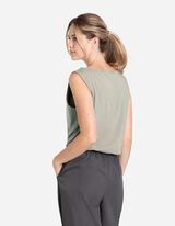 Top - Lodičkov&yacute; v&yacute;strih - tmavozelena