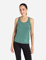 Top a canotta - Slim Fit - verde scuro