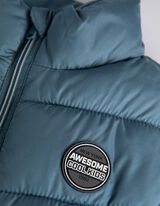 Prešit brezrokavnik - Aplikacija - modra