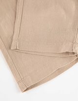 &Scaron;portne hlače - Lanena me&scaron;anica - bez